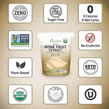 Load image into Gallery viewer, Durelife USDA Organic Certified Pure Monkfruit Extract Powder