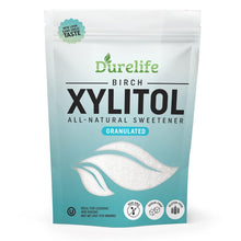 Load image into Gallery viewer, DureLife XYLITOL Sugar Substitute Made From 100% Pure Birch Xylitol NON GMO - Gluten Free - Kosher, Keto approve, Natural sugar alternative,