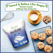 Load image into Gallery viewer, Durelife Allulose sweetener, 100% Pure No Erythritol powdered Sugar Substitute, NON-GMO Project Verified, Keto Certified, OU kosher, No Fillers, Zero Calories sugar alternative