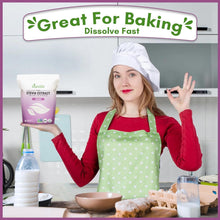 Load image into Gallery viewer, Durelife 100% Pure stevia extract sweetener | No Erythritol, NON-GMO Project Verified, No Fillers, Zero Calorie Sugar Substitute | No Aftertaste | Micro-Spoon Included | over 5000 servings