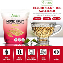 Load image into Gallery viewer, Durelife Golden Monk Fruit Sweetener, 1:1 Sugar Replacement, Keto Diet Friendly, Zero Calorie Sugar Substitute, Packaging May Vary