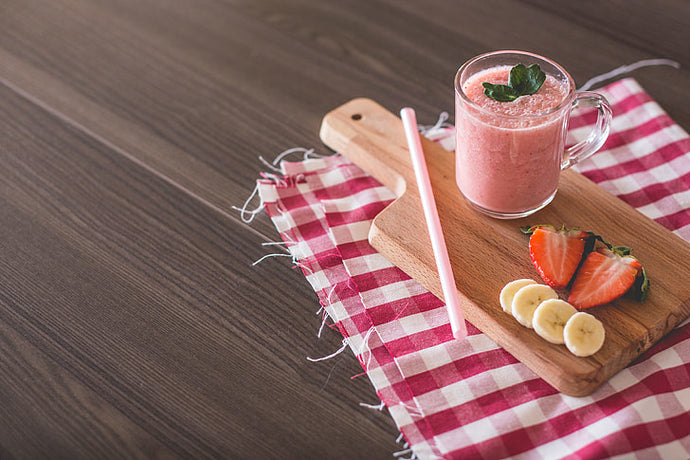 Strawberry Banana Sunrise Smoothie