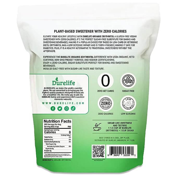 Durelife USDA Certified Organic Erythritol