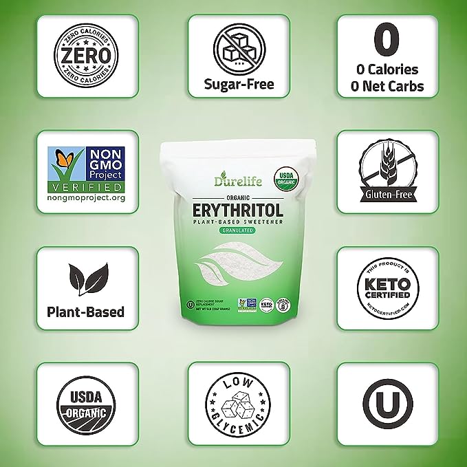 Zenfiber Erythritol 1Kg (100% Natural Sweetener)