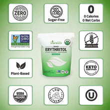 Load image into Gallery viewer, Durelife USDA organic erythritol sweetener 5 lb, non gmo verified, Keto certified, No After Taste, Kosher, Zero Calorie Plant-Based Sugar Alternative
