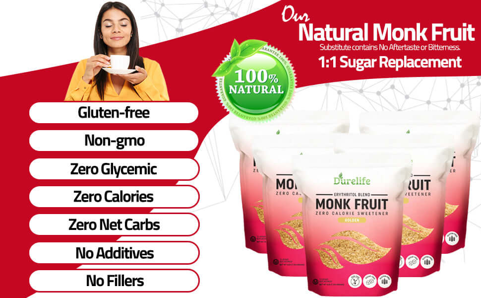 Durelife Monk Fruit Golden Sweetener