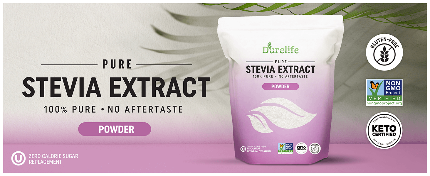 Durelife USDA Certified Organic Pure Stevia Extract