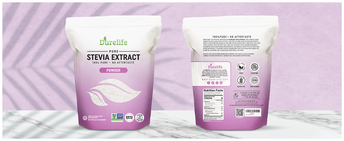 Durelife USDA Certified Organic Pure Stevia Extract