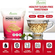 Load image into Gallery viewer, Durelife Golden Monk Fruit Sweetener, 1:1 Sugar Replacement, Keto Diet Friendly, Zero Calorie Sugar Substitute, Packaging May Vary
