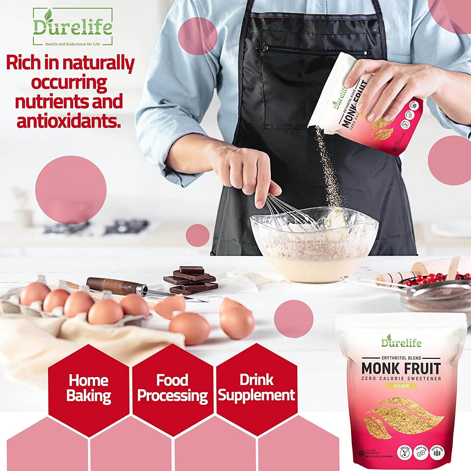 Durelife Monk Fruit Golden Sweetener