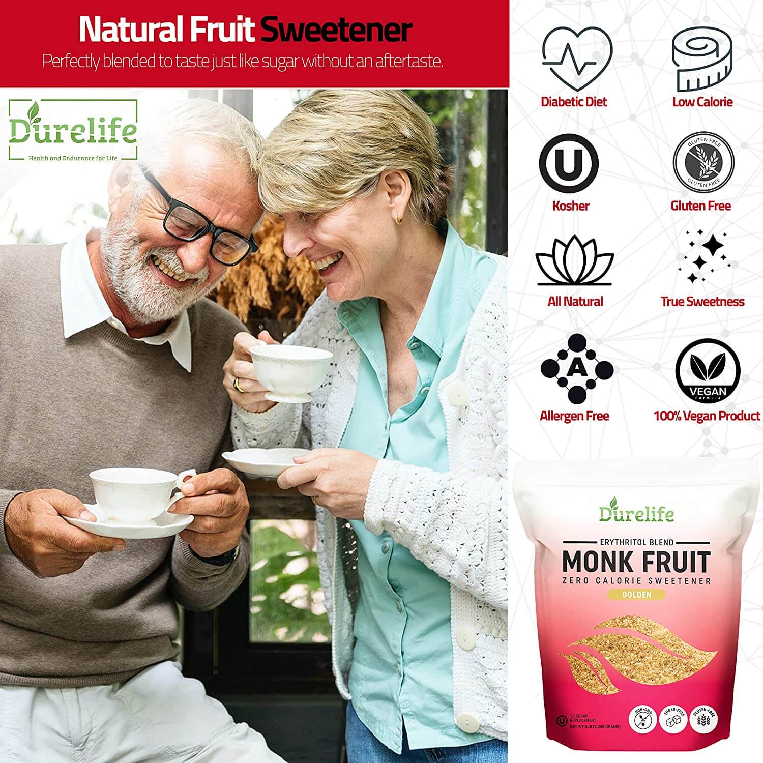 Durelife Monk Fruit Golden Sweetener